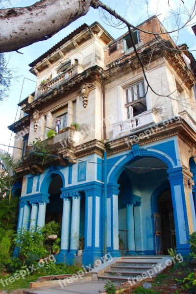 Old House Havana Cuba Caribbean