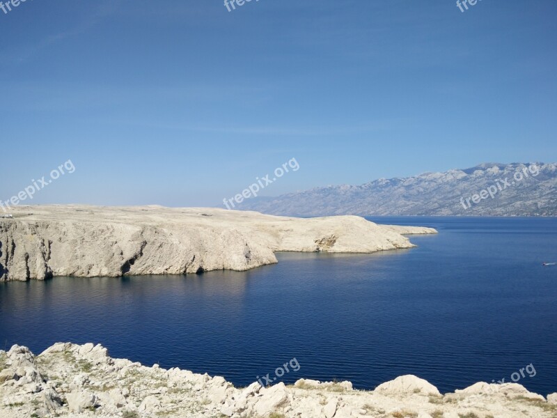 Island Pag Adriatic Sea Croatia Free Photos