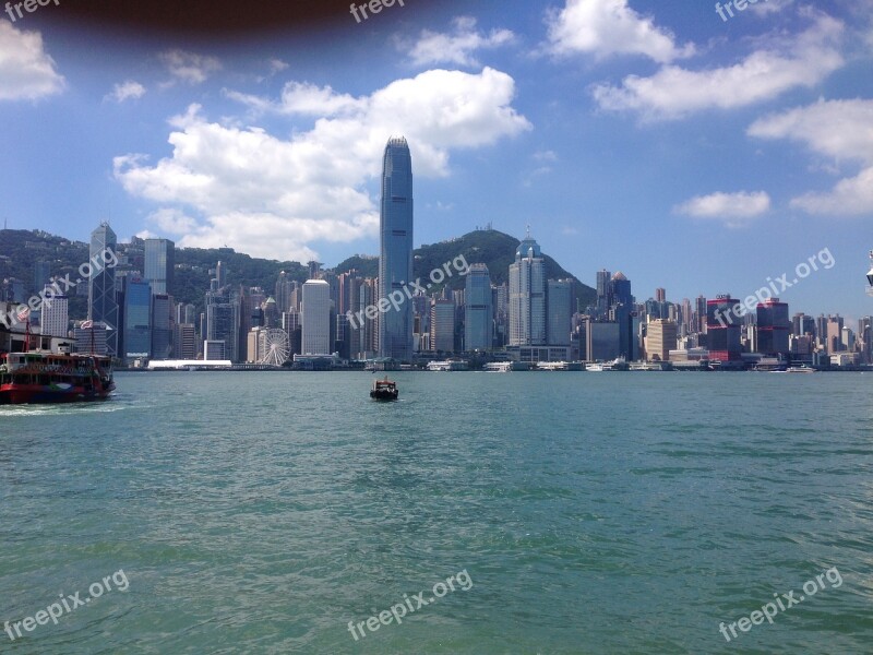 Hong Kong Harbor Free Photos