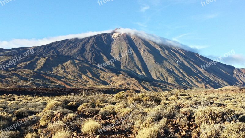 Tenerife Teide Volcano Mountain Landscapes