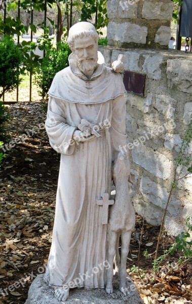 Statue Saint Francis Of Assissi Saint Christian Francis