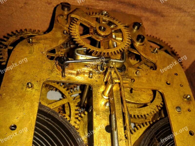 Clock Steampunk Mechanism Mechanical Vintage