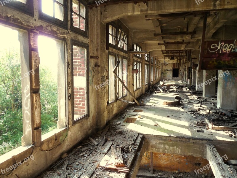 Urbex Ruin Window Abandoned Free Photos