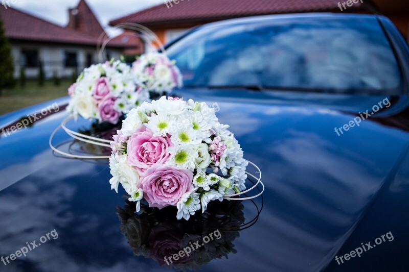 Auto For Wedding Wedding Flowers Wedding Car Fflowers Wedding