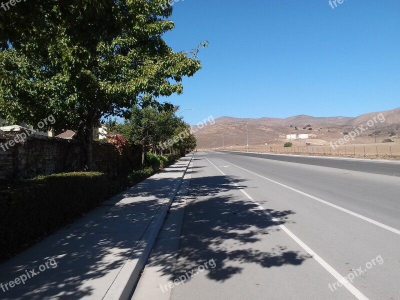 Street Avenue Green Blue Mountains