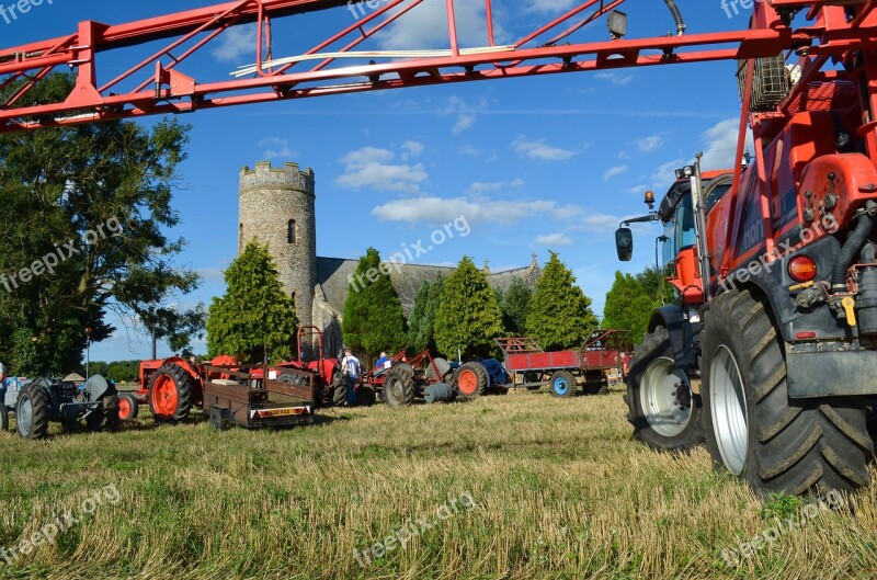 Crop Sprayer Church Harvest Festival Haveringland Norfolk