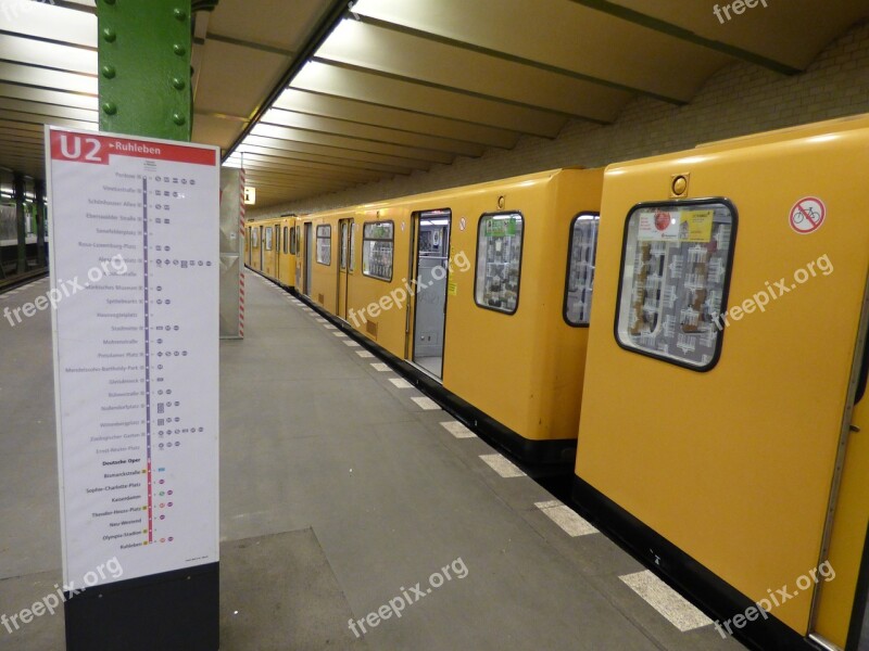 Tracks Metro The Station Railway Station Germany