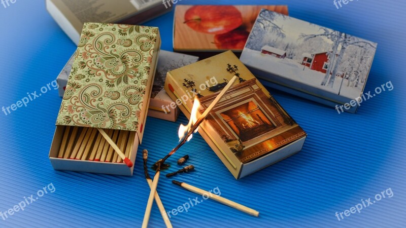 Matches Flame Sticks Fire Burn