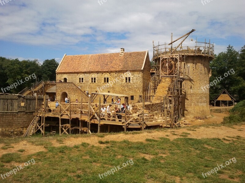 Castle France Guédelon Free Photos