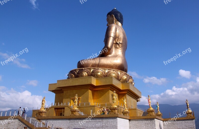 Big Buddha Thimphu Bhutan Free Photos