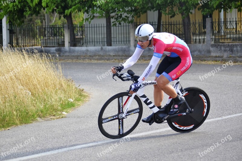 Cyclist Competition Street Bike Race Bicycle