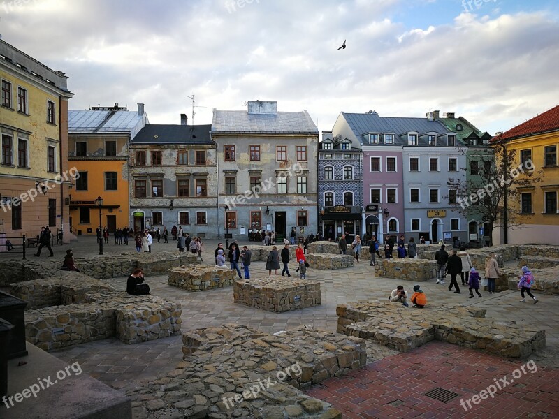 Lublin The Old Town Poland Monument Architecture