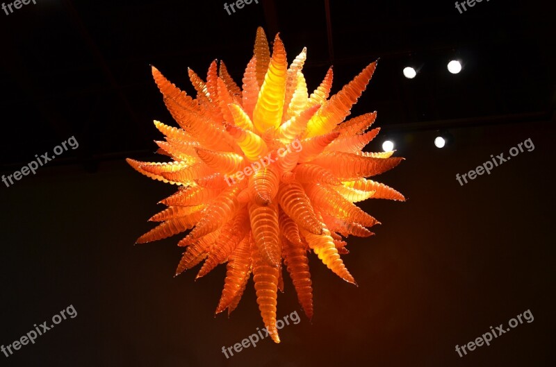 Glass Fantasy Chihully Orange Art