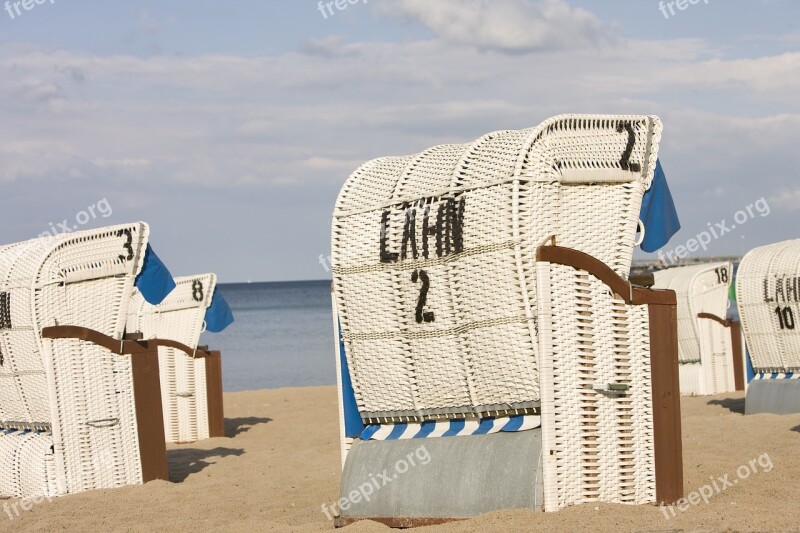 Beach Chair Beach Sea Clubs North Sea