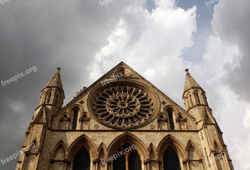 Church York Minster York Minster Facade