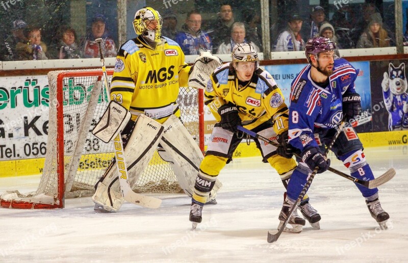 Kassel Huskies Ice Rink Ice Stadium Goalie Ice Hockey