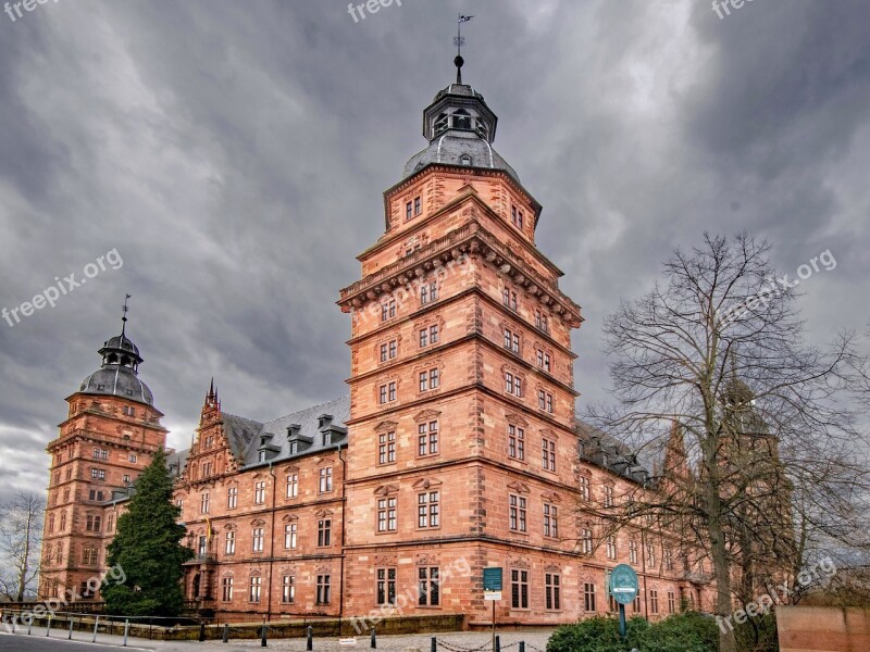 Aschaffenburg Castle Lower Franconia Bavaria Germany