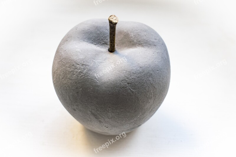 Apple Stone Grey Object Background