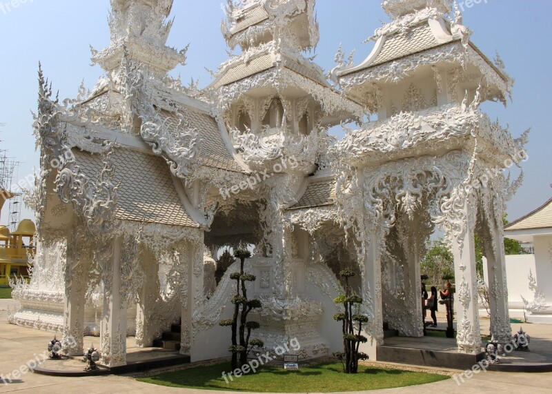 White Temple Thailand Temple White Asia