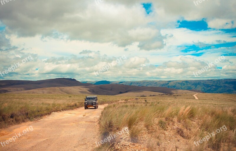 Serra Da Canastra Brazil Nature Landscape Serra