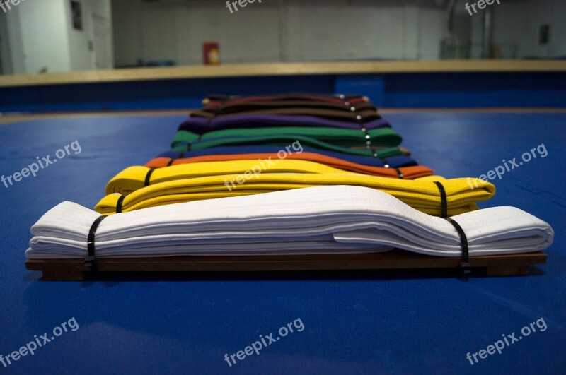 Belts Colors Martial Arts Karate Free Photos