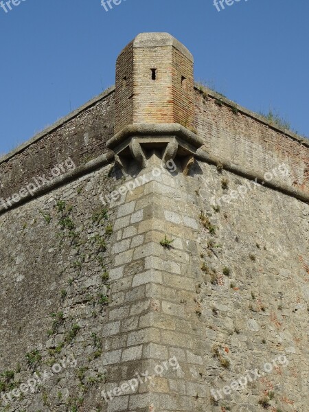 Castle Fortress Surveillance Torrione Wall