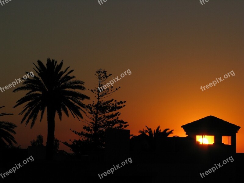 Punta Del Este Sunset Uruguay Free Photos