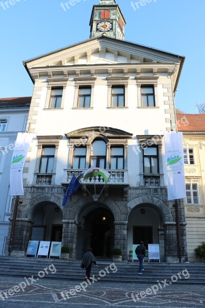 Ljubljana Mayor Slovenia City Hall Old