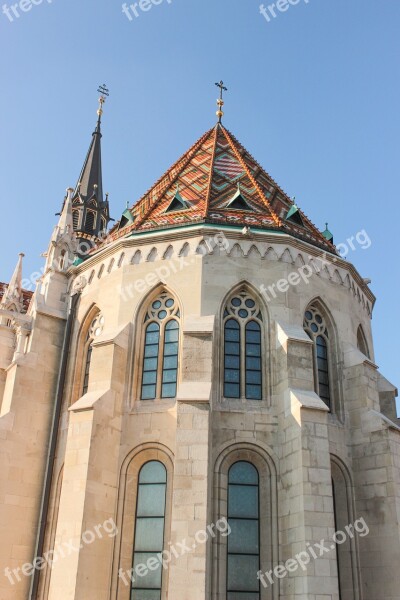 Cathedral Church Budapest Window Roof