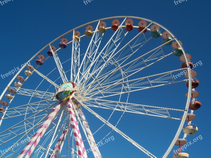 Bird's Eye View High Flying Colorful Vision