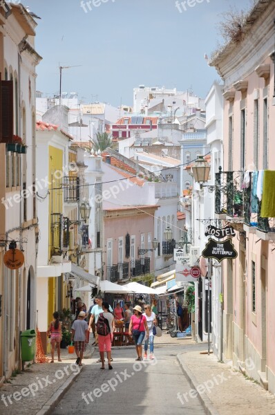 Road Algarve Portugal Lagos City