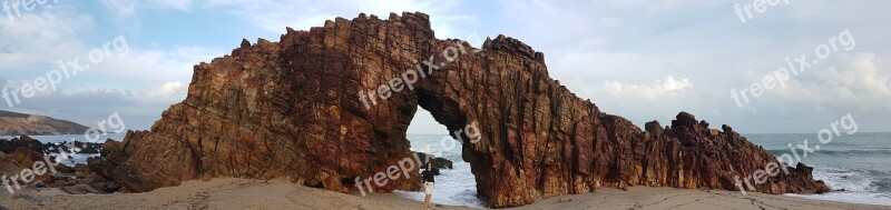 Pedra Furada Jericoacoara Brazil Ceara Free Photos