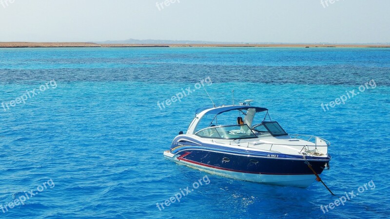 Red Sea Boat Marine Ship Blue