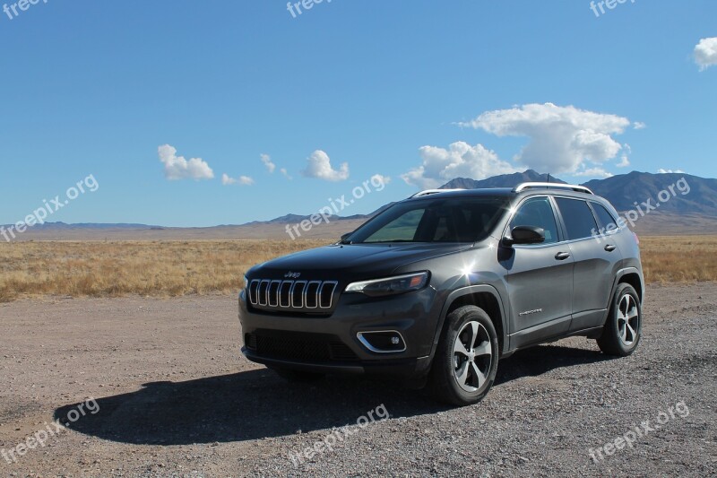 Jeep Cherokee Desert Suv Road