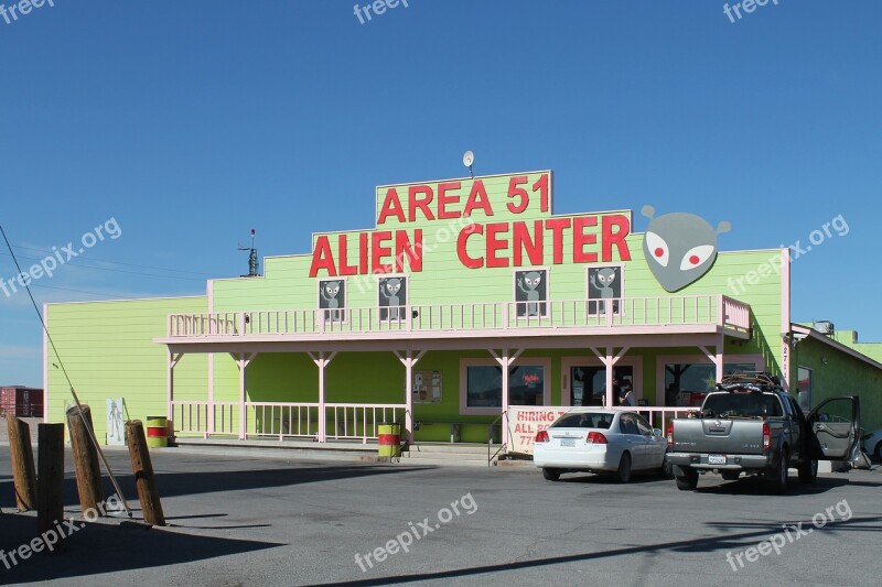 Area 51 Gift Shop Nevada Aliens Usa