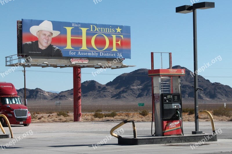 Dennis Hof Nevada Elections Pimp Gas Station