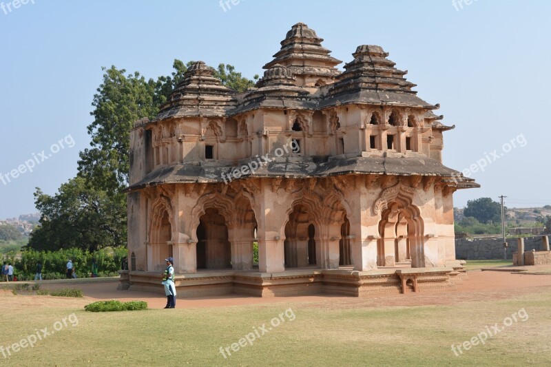 Hampi Lotus Mahal Ancient Architecture