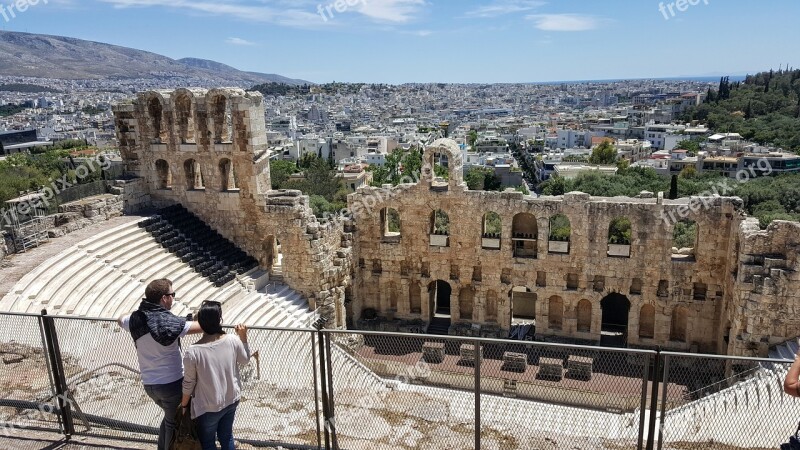 Athens Greece Acropolis Tourism Free Photos