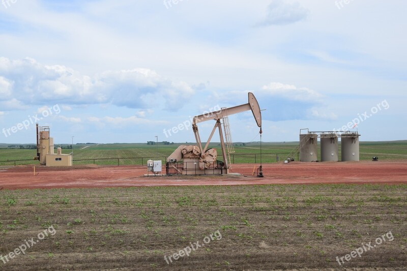 Pumpjacks Oil Pump Well Derrick