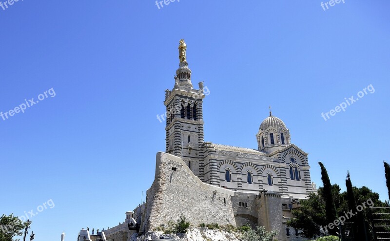 Our Lady Of The Guard Marseille France Free Photos