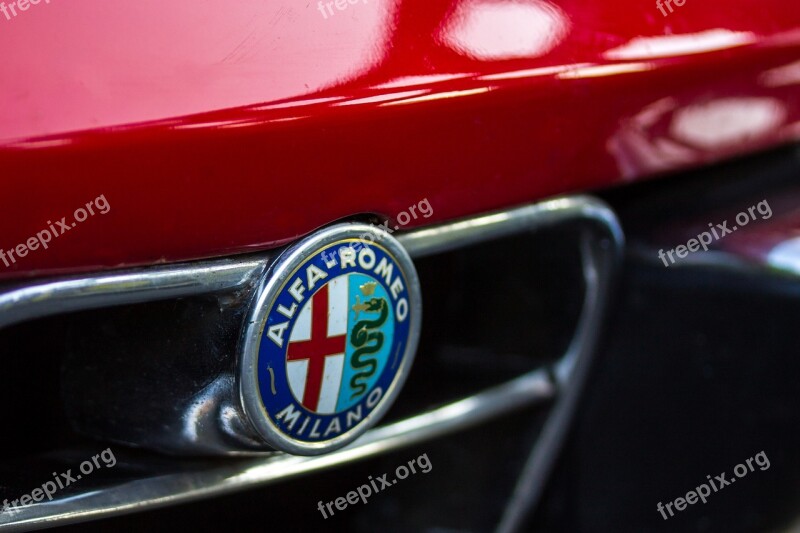 Alfa Romeo Italy Red Auto Automotive