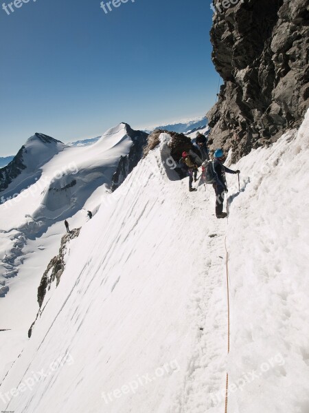 Mountain High-altitude Mountain Tour Piz Bernina Roped Series 4000