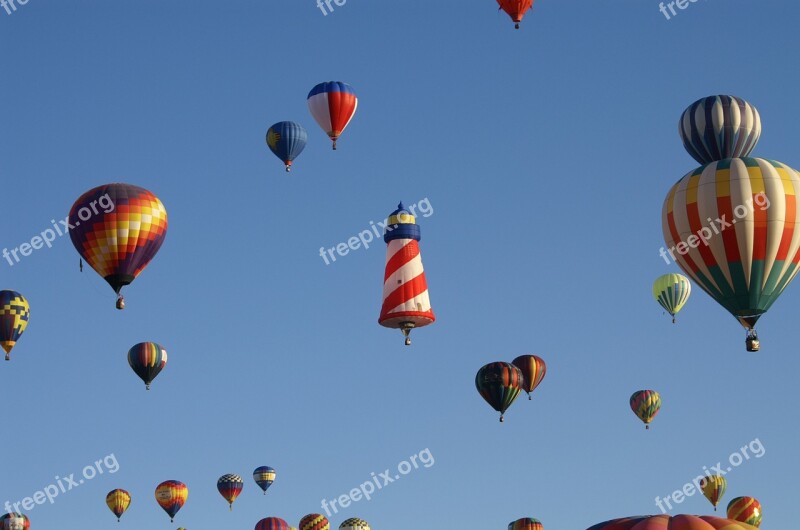 Hot Air Balloon Balloon Festival New Mexico Sky Outdoors