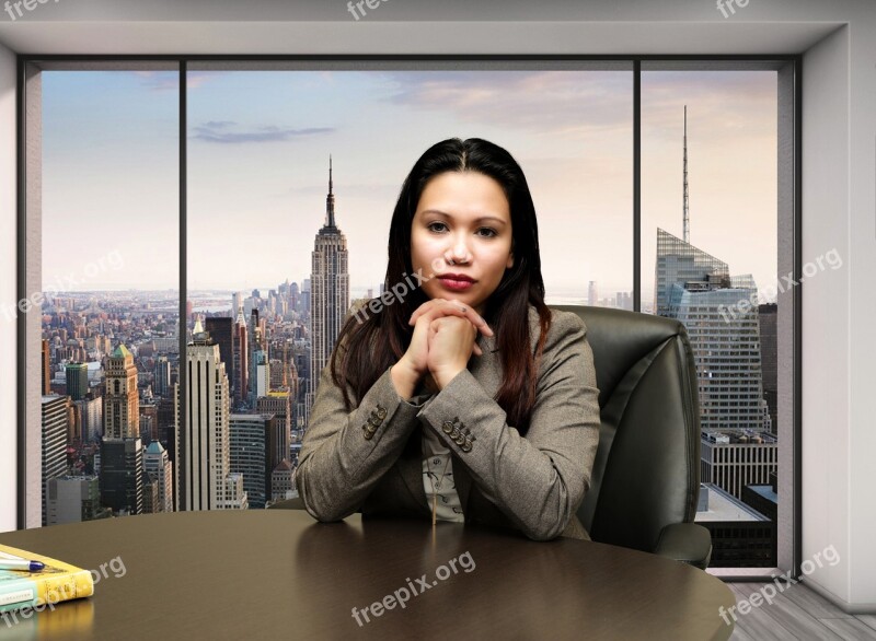 Asian Business Woman Female Professional