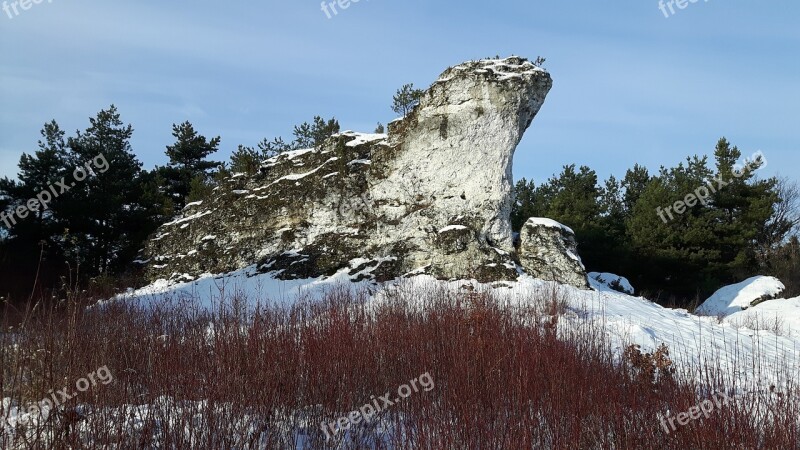 Rocks Jura Landscape Nature Tourism