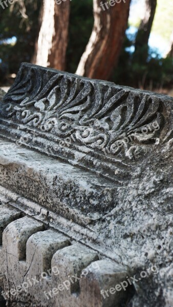 Phaselis Turkey Stone Ornament Sculpture