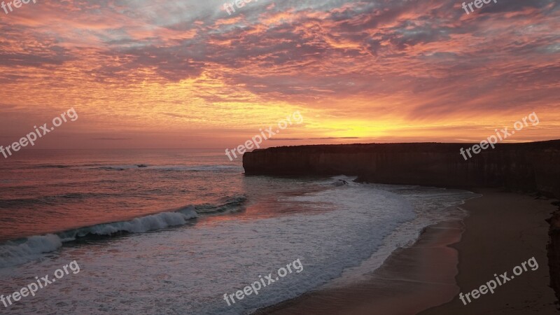 Great Ocean Road Coastline Australia Melbourne Apostles