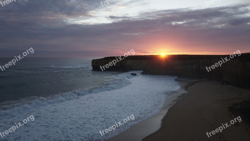 Great Ocean Road Coastline Australia Melbourne Apostles