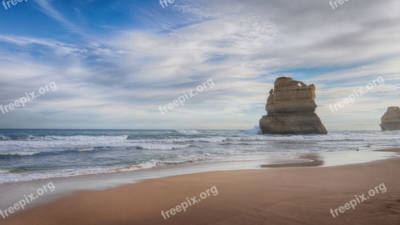 Great Ocean Road Coastline Australia Melbourne Apostles