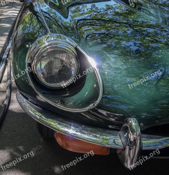 Jaguar Spotlight Auto Oldtimer Classic